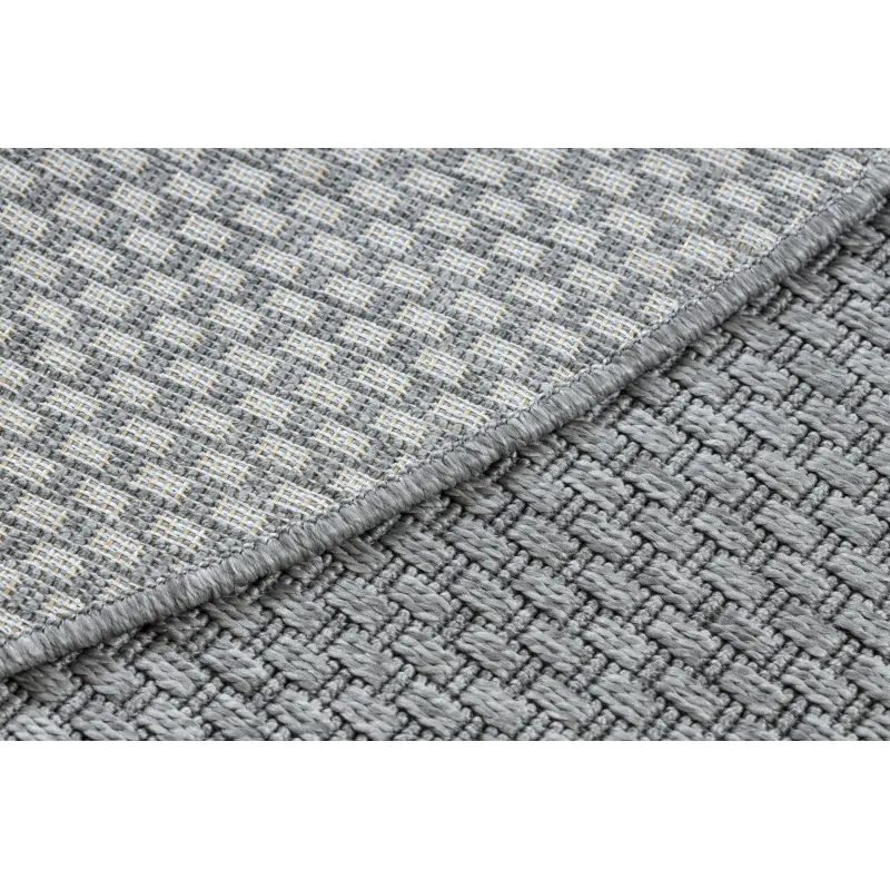 Tapis extérieur TIMO 6272 en sisal gris clair, pour un style moderne