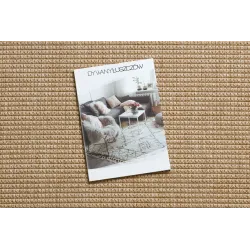 Tapis TIMO 5979 en sisal foncé, parfait pour une utilisation extérieure