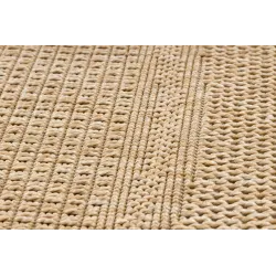 Tapis TIMO 5979 en sisal, doux et résistant pour l'extérieur
