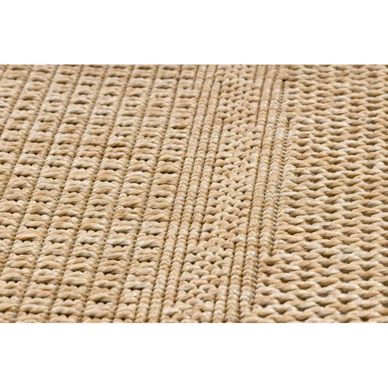 Tapis TIMO 5979 en sisal, doux et résistant pour l'extérieur