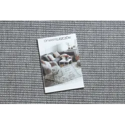 Tapis rond TIMO 5979 en gris clair, idéal pour le jardin