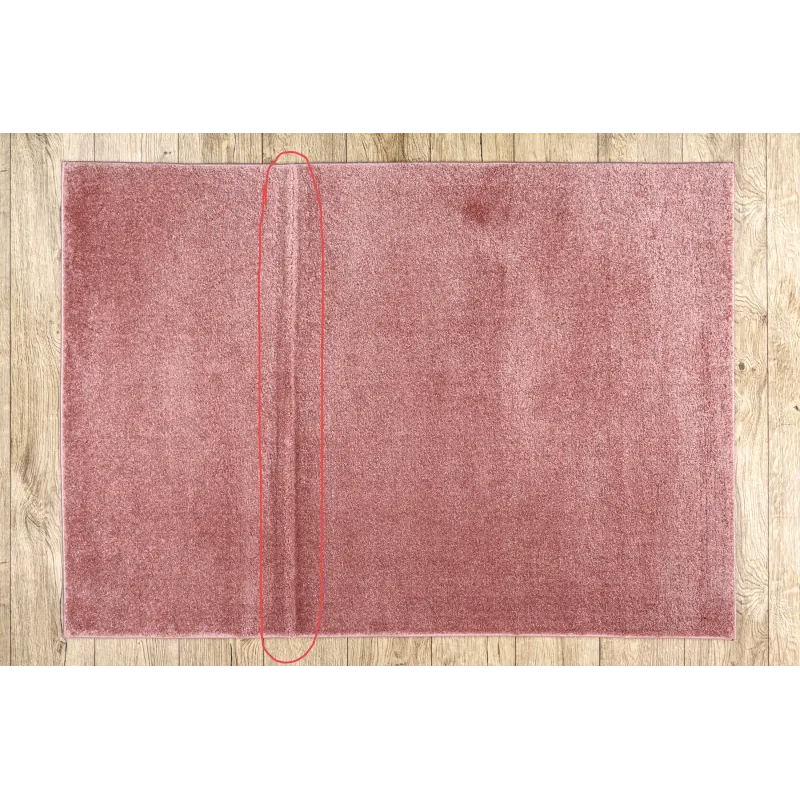 Tapis rose SOFTY, parfait pour l'extérieur ou la terrasse