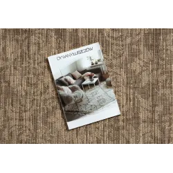 Tapis en sisal FLOORLUX 20211 en nuances de café, idéal pour les intérieurs