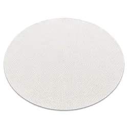 Tapis TIMO 6272 cercle SISAL extérieur blanc - PRODUIT DE DEUXIÈME QUALITÉ