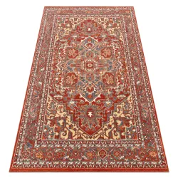 Tapis LEGEND 468 10 GB300 en laine OSTA - Ornemental, cadre exclusif rouge / beige