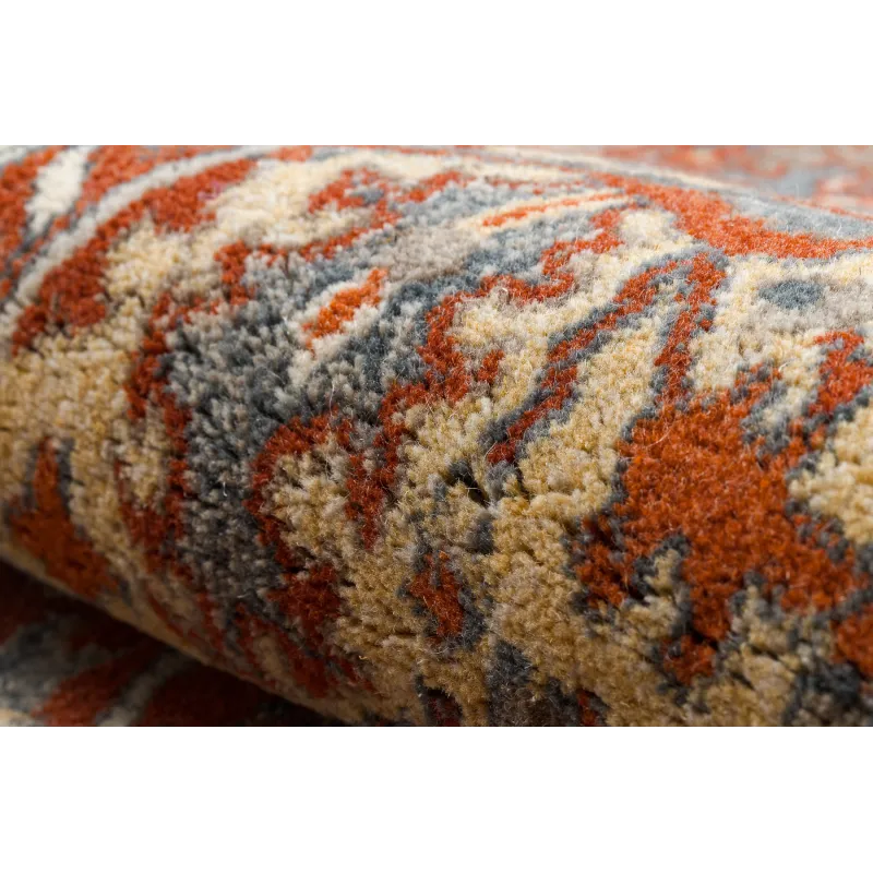 Dywan LEGEND 468 10 GB300 wełniany OSTA - Ornament, ramka eskluzywny czerwony / beż