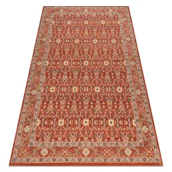 Tapis LEGEND 468 12 GB300 laine OSTA - Ornement, cadre exclusif rouge / beige