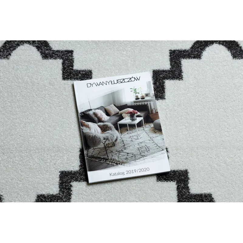 Tapis SKETCH moderne dans des tons crème et gris