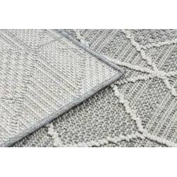 Tapis JERSEY 19231 gris - doux au toucher, parfait pour le salon