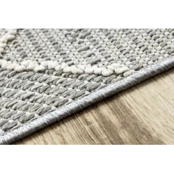 Tapis JERSEY 19231 gris - idéal pour le jardin, la terrasse ou le balcon