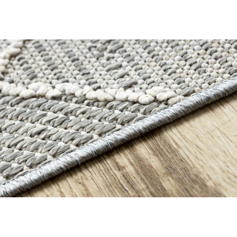 Tapis JERSEY 19231 gris - idéal pour le jardin, la terrasse ou le balcon
