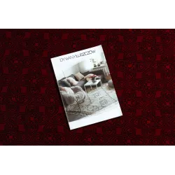 Dywan ORIENT 2958 bordo / czarny Ramka, klasyczny, orientalny, z frędzlami 