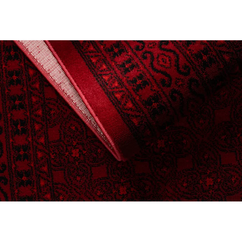 Dywan ORIENT 2958 bordo / czarny Ramka, klasyczny, orientalny, z frędzlami 