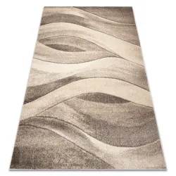 Tapis FUSION 1617 beige / crème - Vagues, moderne, abstrait