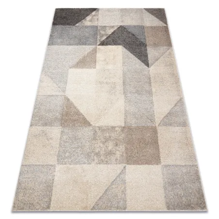 Dywan FUSION 9777 krem / beż - Geometryczny, nowoczesny, abstrakcyjny