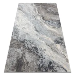 Tapis FUSION 9613 gris clair / gris foncé - Marbre, moderne, abstrait
