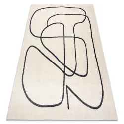 Tapis FUSION 8297 crème / gris foncé - Lignes, moderne, abstrait
