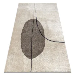 Tapis FUSION 0808 crème / beige - Géométrique, moderne, abstrait