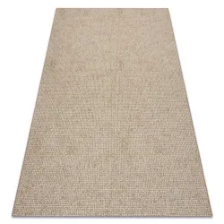 Tapis en sisal couleur paille beige naturel, parfait pour le salon