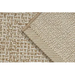 Tapis en sisal avec texture naturelle, parfait pour la chambre