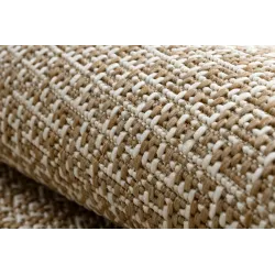 Tapis en sisal pour la chambre d'enfant, couleur paille beige naturel