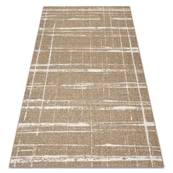 FLAT 48965265 Tapis sisal Treillis vintage - couleur paille beige naturel, ficelle