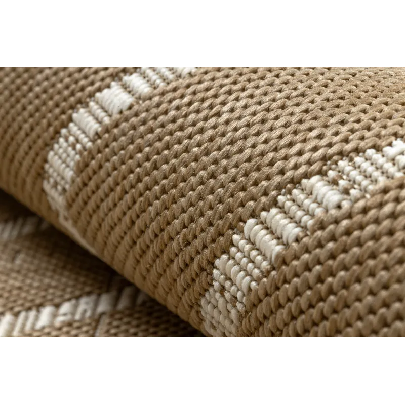 Tapis sisal géométrique, idéal pour la chambre des enfants, matériau durable