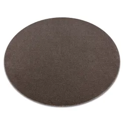 Tapis ETON PLUS cercle mocca Melange marron / beige