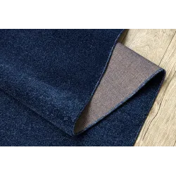 Tapis de course SOFTY bleu foncé, idéal pour le salon ou la chambre