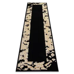 Tapis, couloir ALLURE 1965 Cadre - Structurel, élégant, glamour noir / or