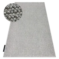Tapis CASABLANCA LOOP gris clair bouclé, doux