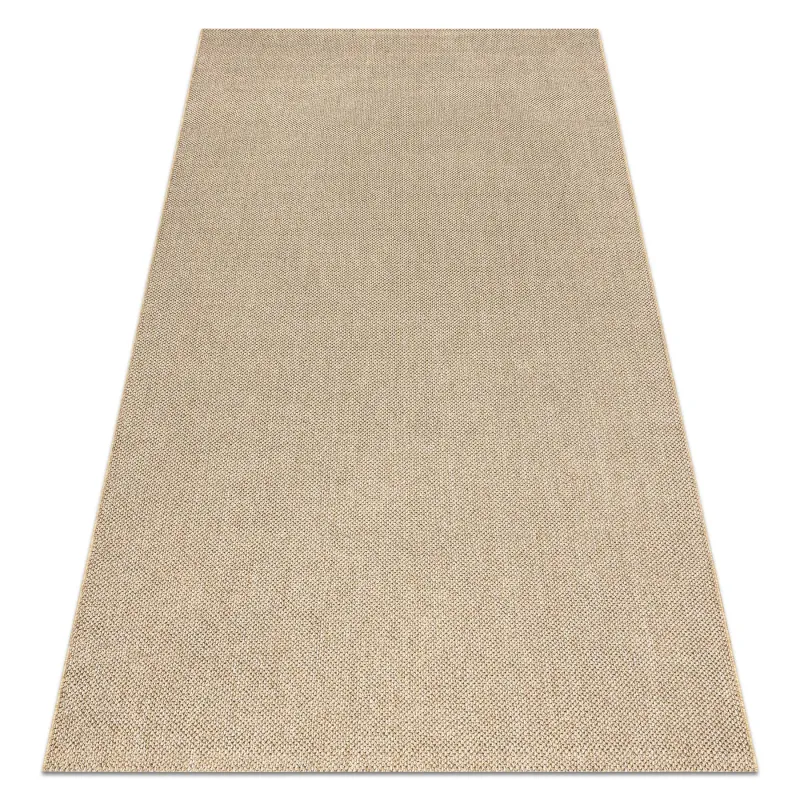Tapis rectangulaire beige en polypropylène 60x100, style moderne