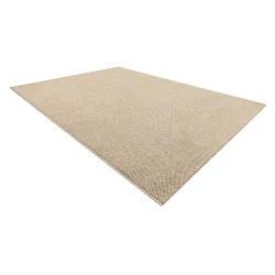 Tapis rectangulaire beige polypropylène – vue 3