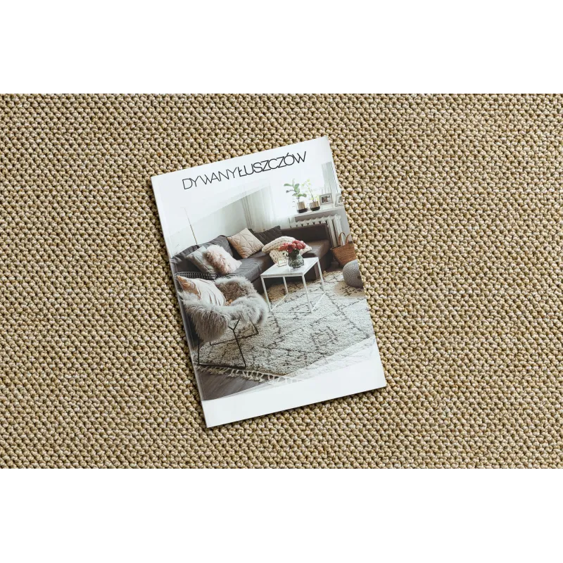 Tapis rectangulaire beige polypropylène – vue 4