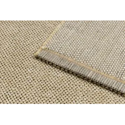 Tapis rectangulaire beige polypropylène – vue 5