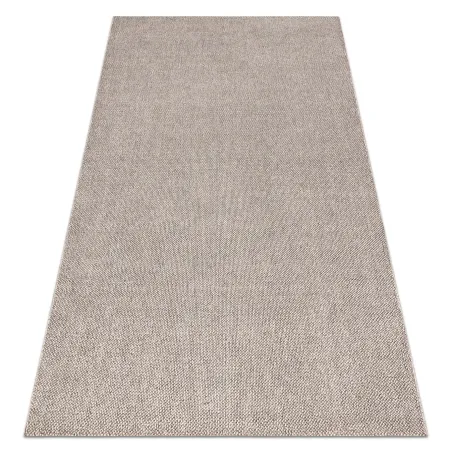 Tapis marron en polypropylène 80x150 cm, design moderne, parfait pour le salon