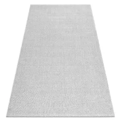 Tapis Argent Polypropylène 80x150 cm