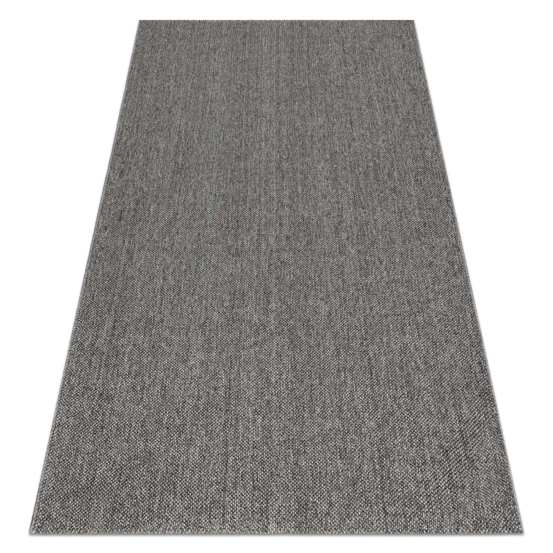 Tapis gris en polypropylène 80x150 cm pour intérieurs modernes