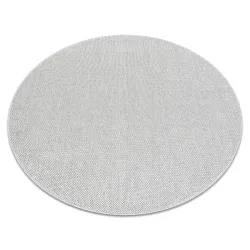 Tapis Argent Polypropylène Rectangulaire