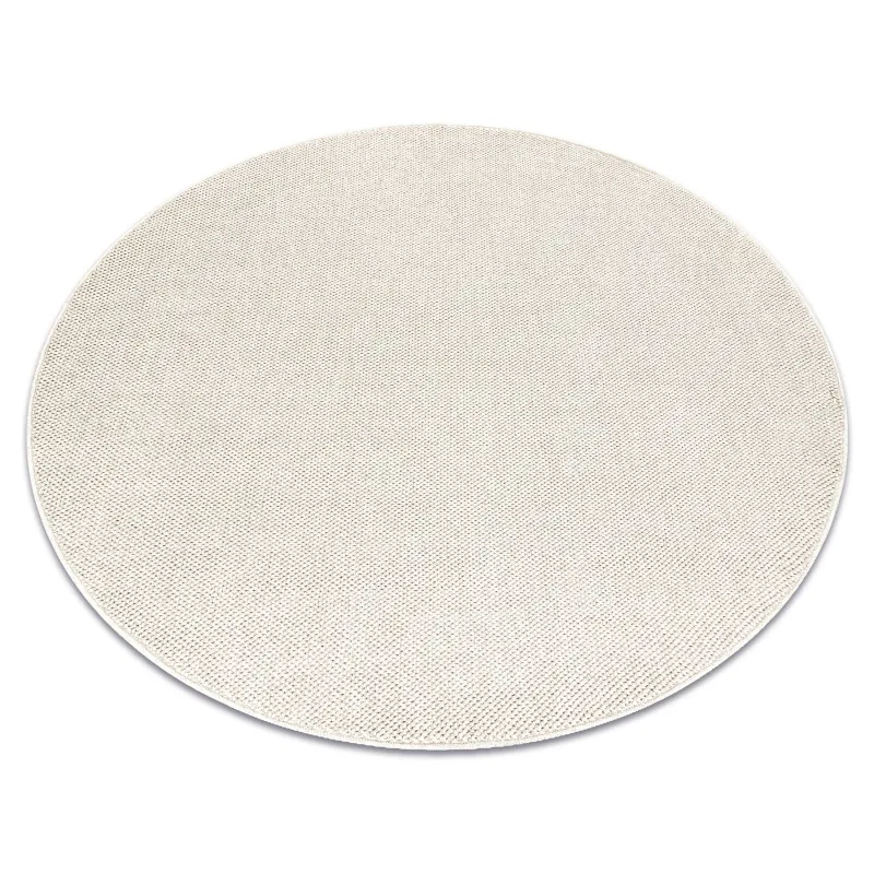 Tapis rectangulaire crème en polypropylène pour intérieurs modernes