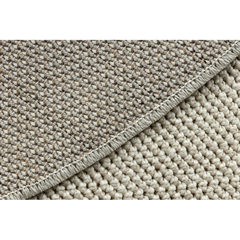 Tapis Crème Polypropylène Rectangulaire – vue 3