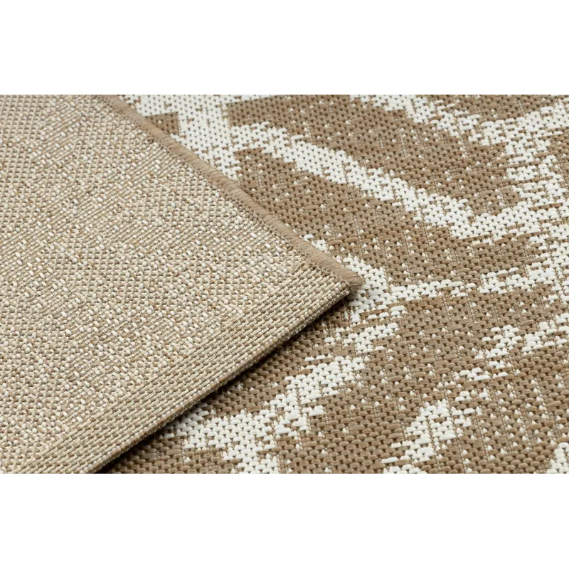 Tapis sisal avec texture lisse beige naturel