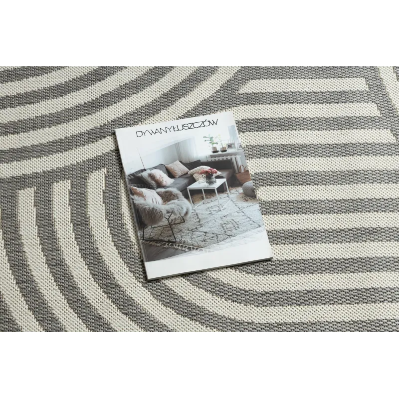 Tapis à rayures, idéal pour le salon ou la chambre à coucher