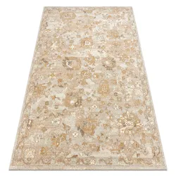 Tapis SOHO 477.22.LA115 laine OSTA - Ornement, fleurs beige naturel / terracotta