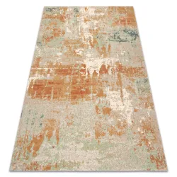 Tapis ABBY 486.13.LA112 Laine OSTA - Vintage, moderne Vert / Terracotta