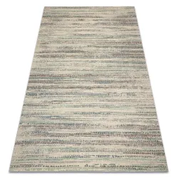 Tapis ABBY 486.57.LA100 laine OSTA - Vintage, moderne beige / bleu