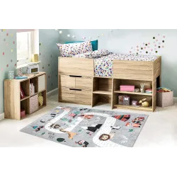 Tapis BAMBINO 2160, avec motifs d'animaux, parfait pour la chambre d'enfants