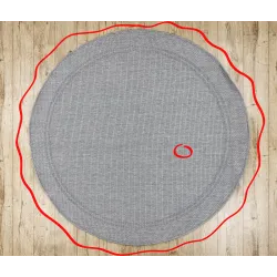 Tapis élégant TIMO 5979 pour salon ou terrasse
