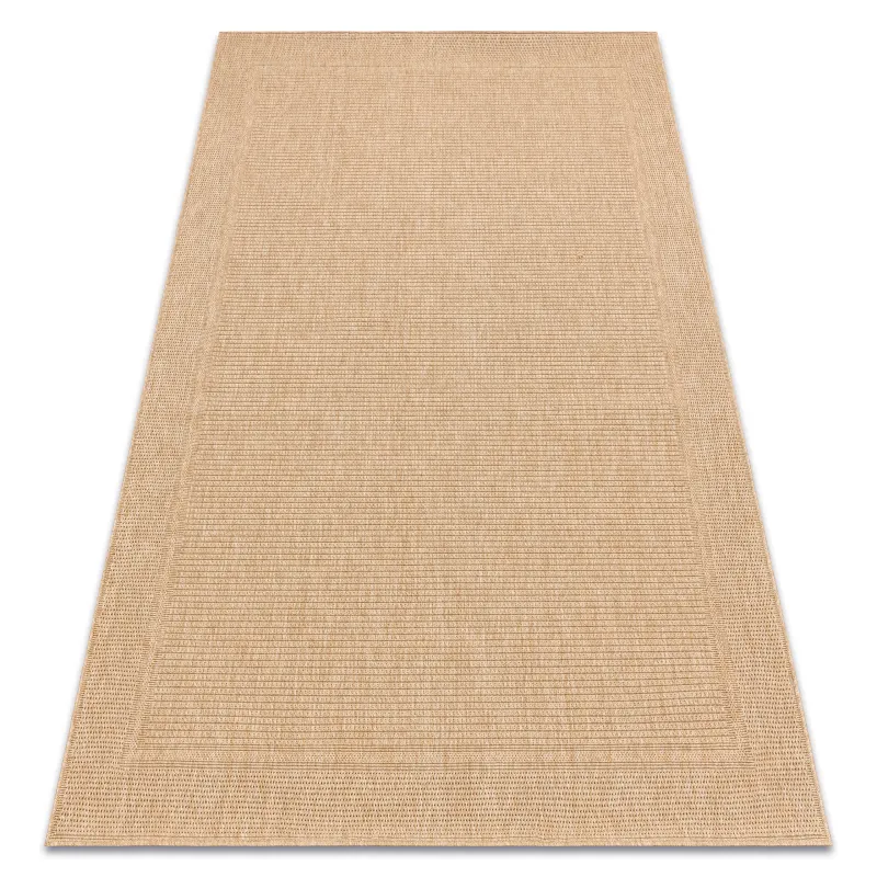 Tapis TIMO 5979 en sisal beige foncé pour l'extérieur - PRODUIT DE DEUXIÈME QUALITÉ