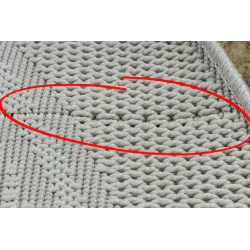 Tapis polyvalent TIMO 5979 pour intérieur et extérieur, pratique et élégant